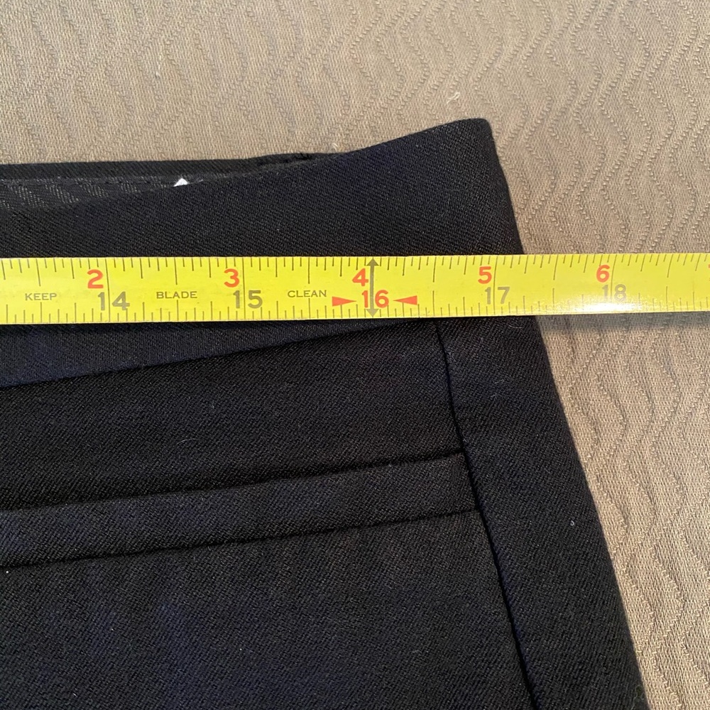 Banana Republic Sloan Curvy Fit slacks 12 ankle black office work pants GUC 🖤 - Picture 5 of 7